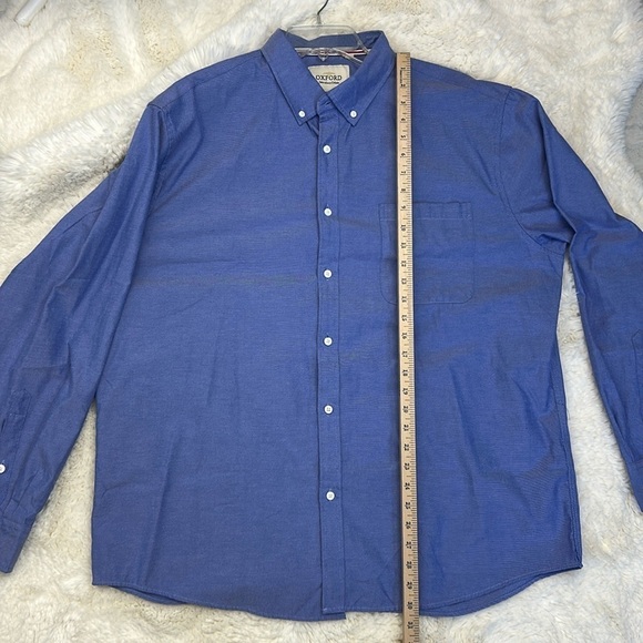 Oxford Men’s Luxury Collection Blue Button Down Size 2XL - Picture 6 of 6